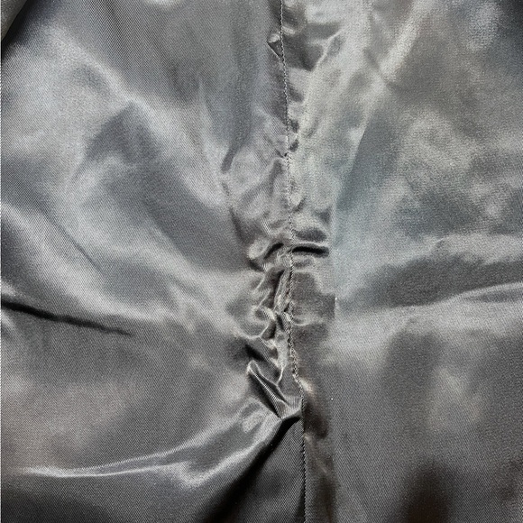 Vintage 1950’s Black Wool Felt Floral Hungarian Matyo Art Vest size 40 - Picture 12 of 13